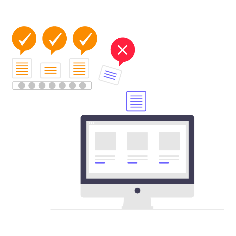 効率的なデータ管理のイメージ